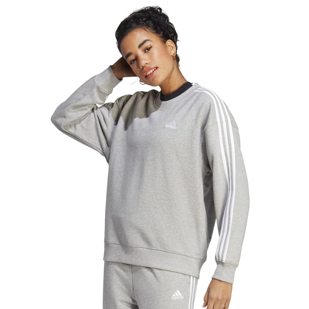 Adidas Remeras Mangas Largas Femenino W 3S Ft Swt Gris