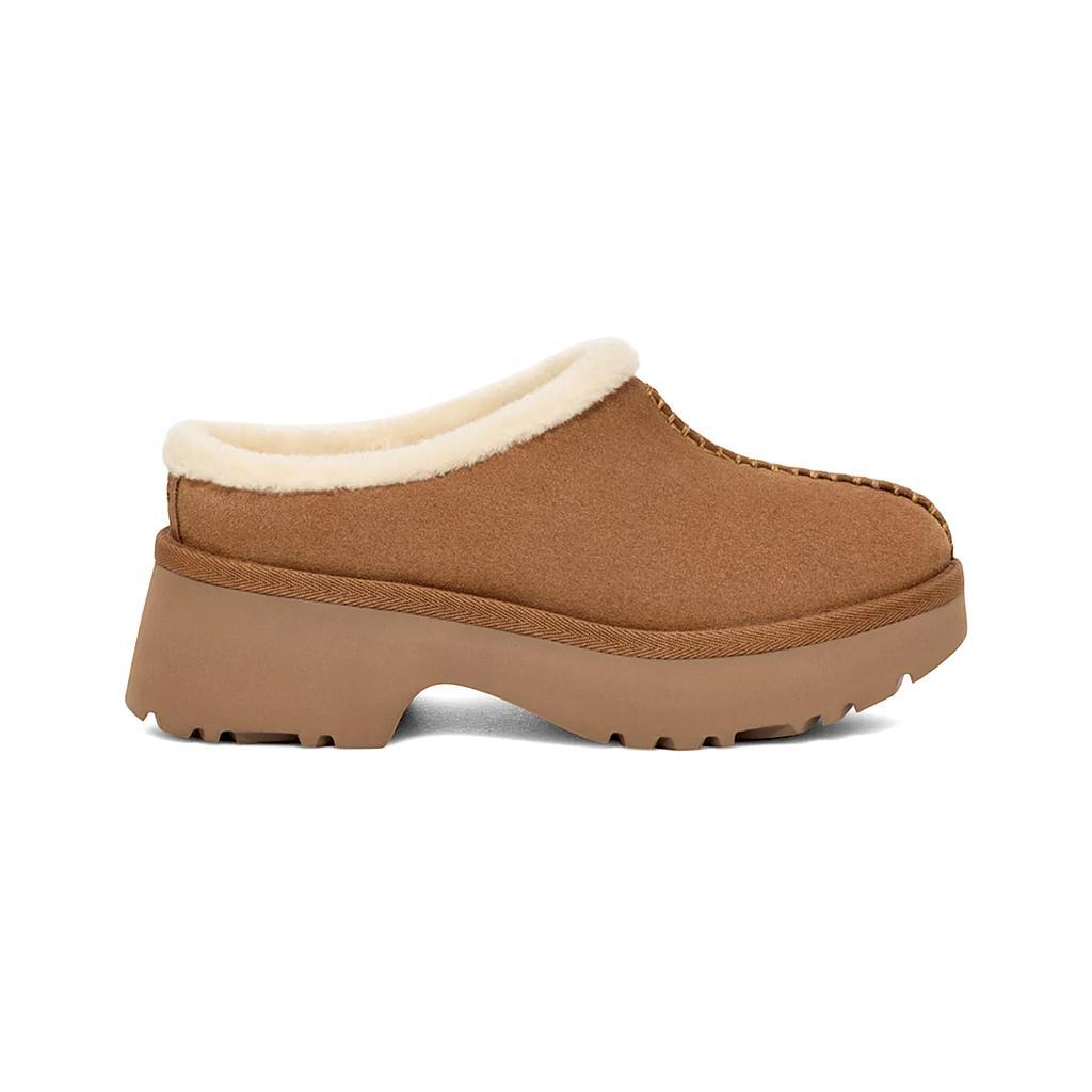 UGG Zuecos Femenino Moda New Heights Cozy Clog Chestnut