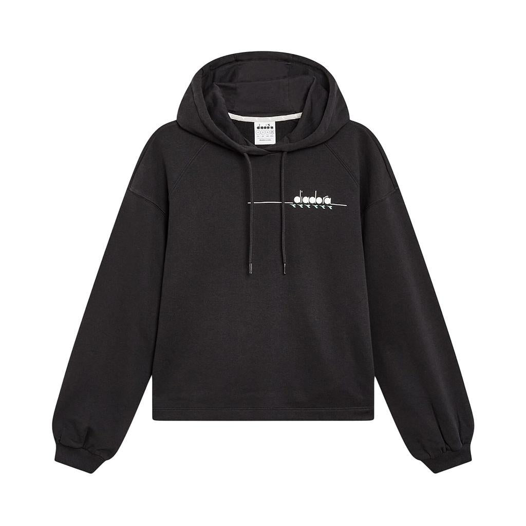 Diadora Canguros Masculino Moda L. Hoodie Ess. Sports Black