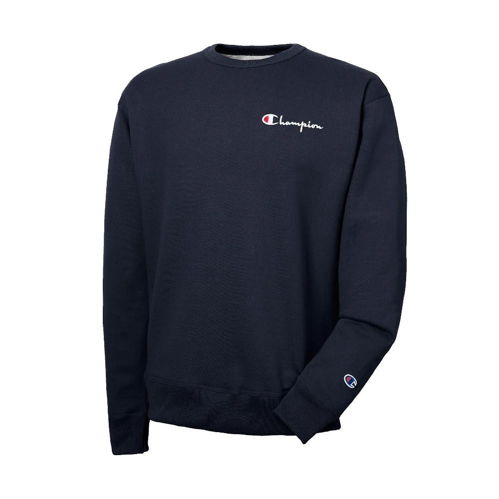 Champion Masculino Powerblend Graphic Crew Navy
