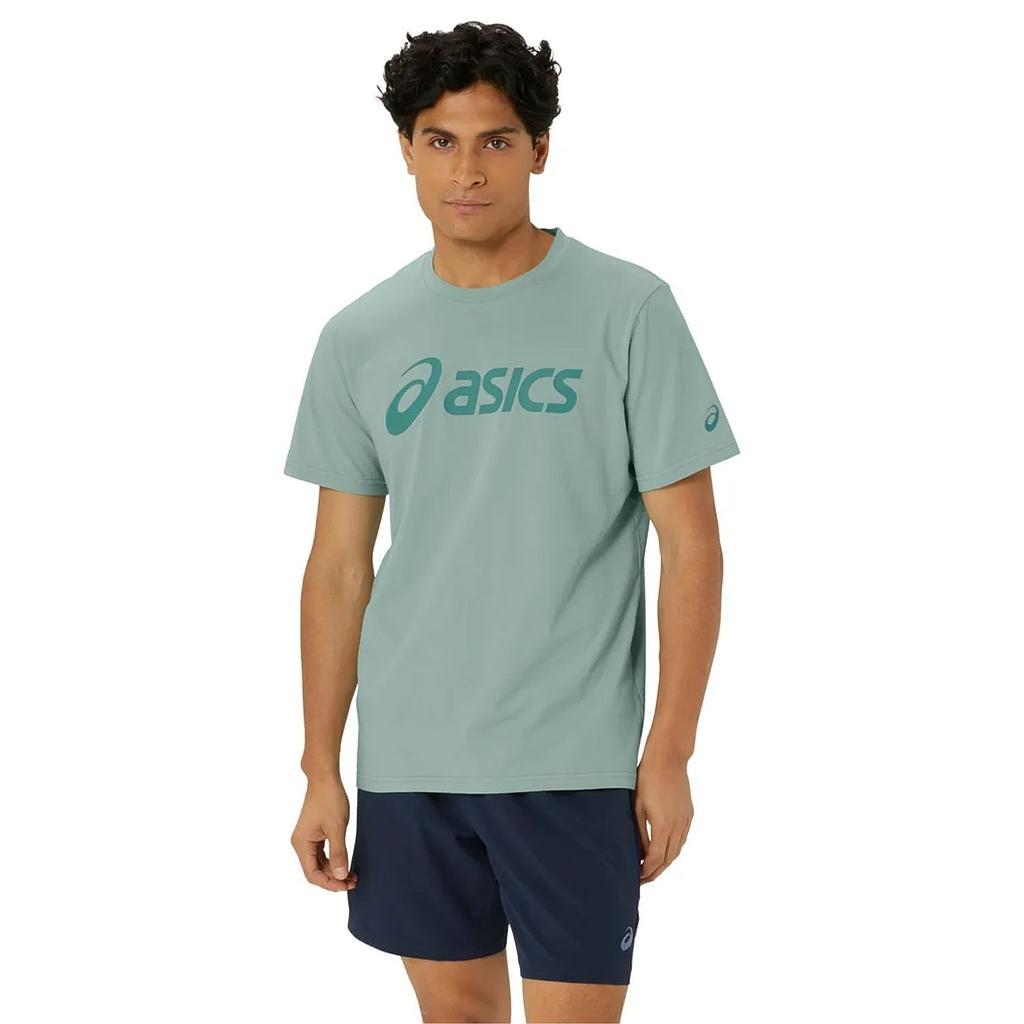 Asics Remeras Masculino Running Graphic Tee Light Celadon