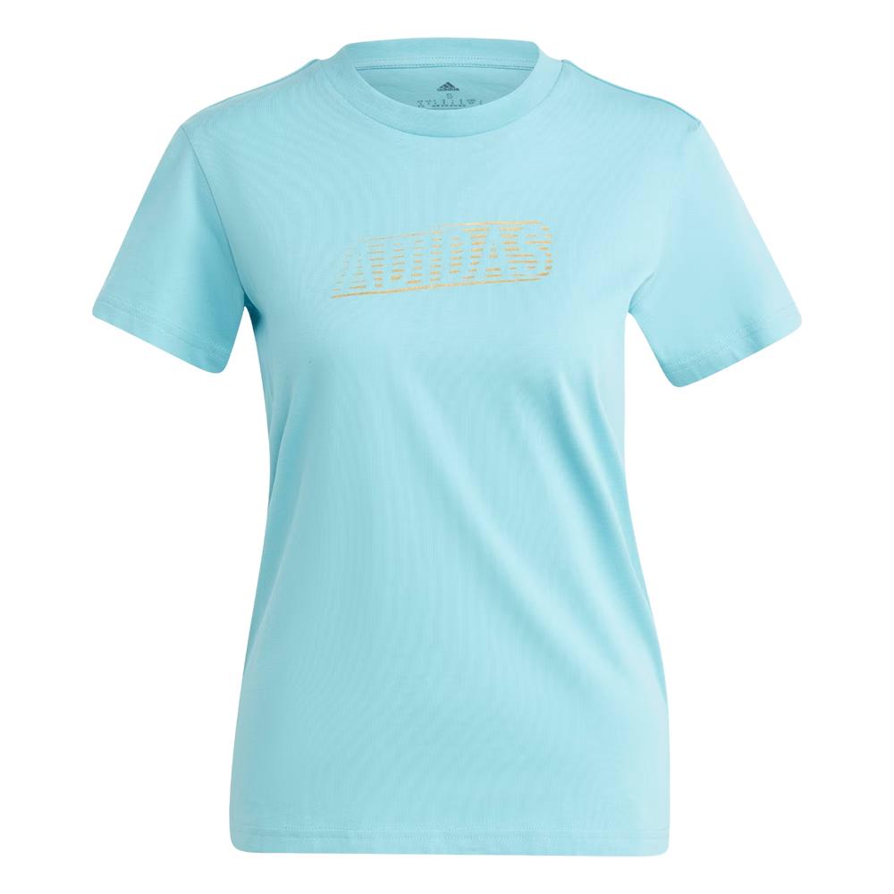 Adidas Remeras Femenino W Brand Love Q4 Turquesa
