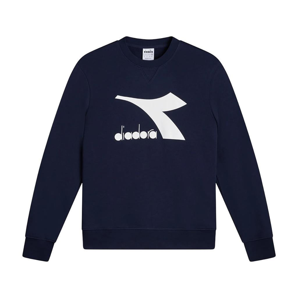 Diadora Sueter Masculino Moda Sweatshirt Crew Core Classic Navy