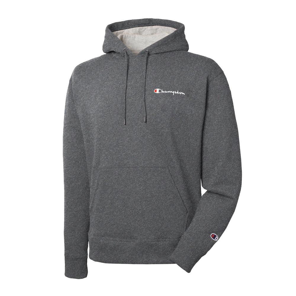 Champion Masculino Powerblend Graphic Hoodie Granite Heather