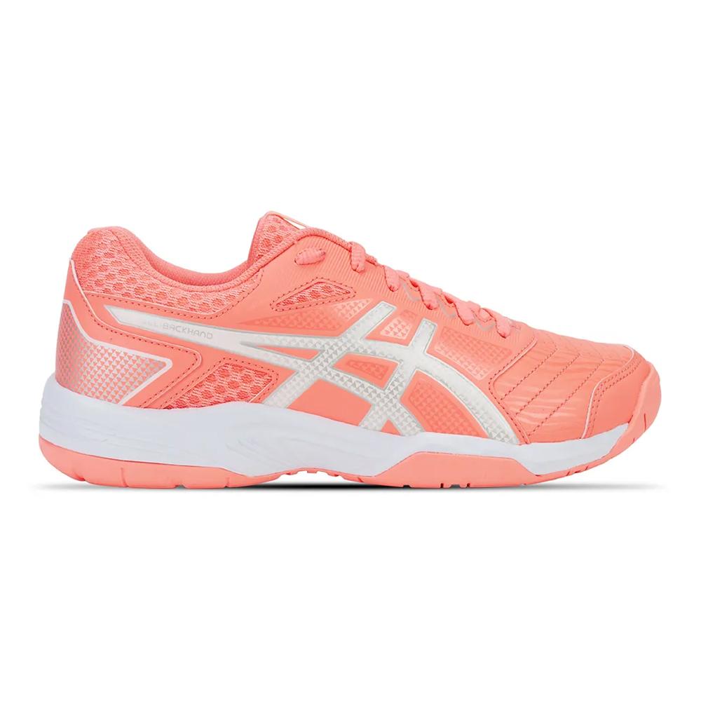 Asics Tenis Femenino Gel-Backhand Sun Coral/Pure Silver