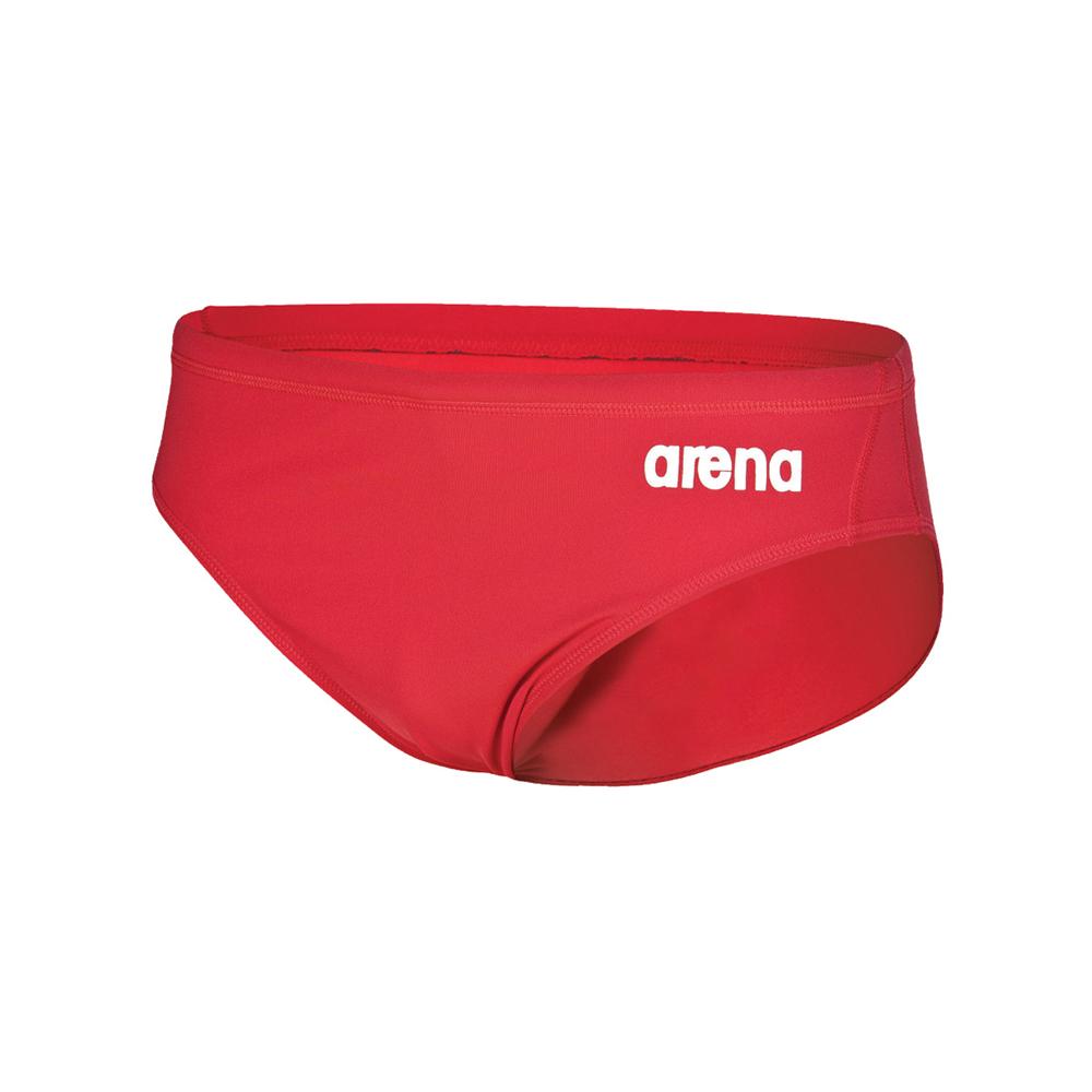 Arena Short de baño Masculino Natacion Team Swim Briefs Solid Red White