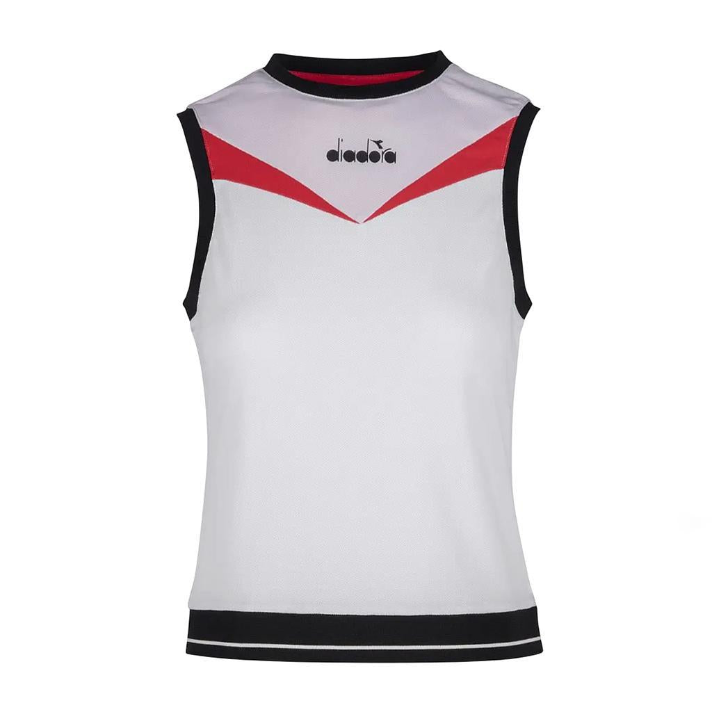 Diadora Camisillas Femenino Tenis L. Tank Clay Optical White