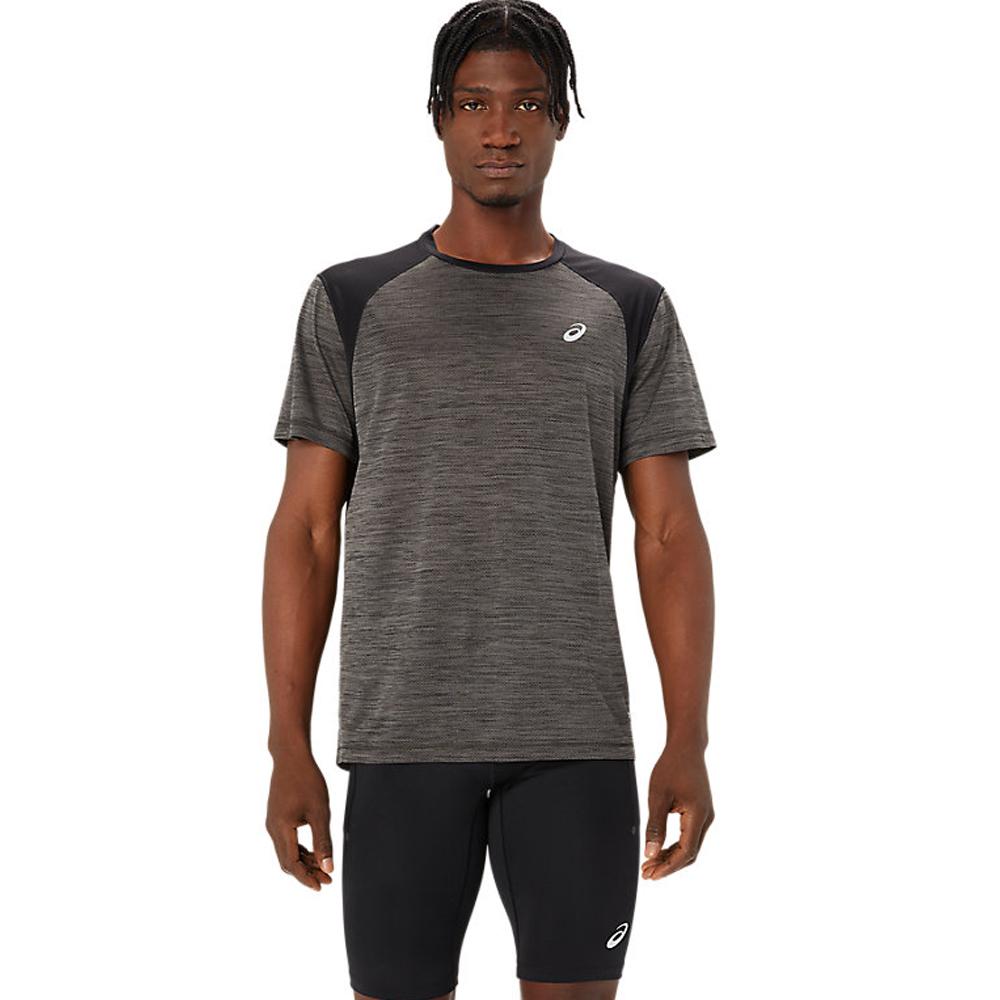 Asics Remeras Masculino Running Road Ss Top Performance Black