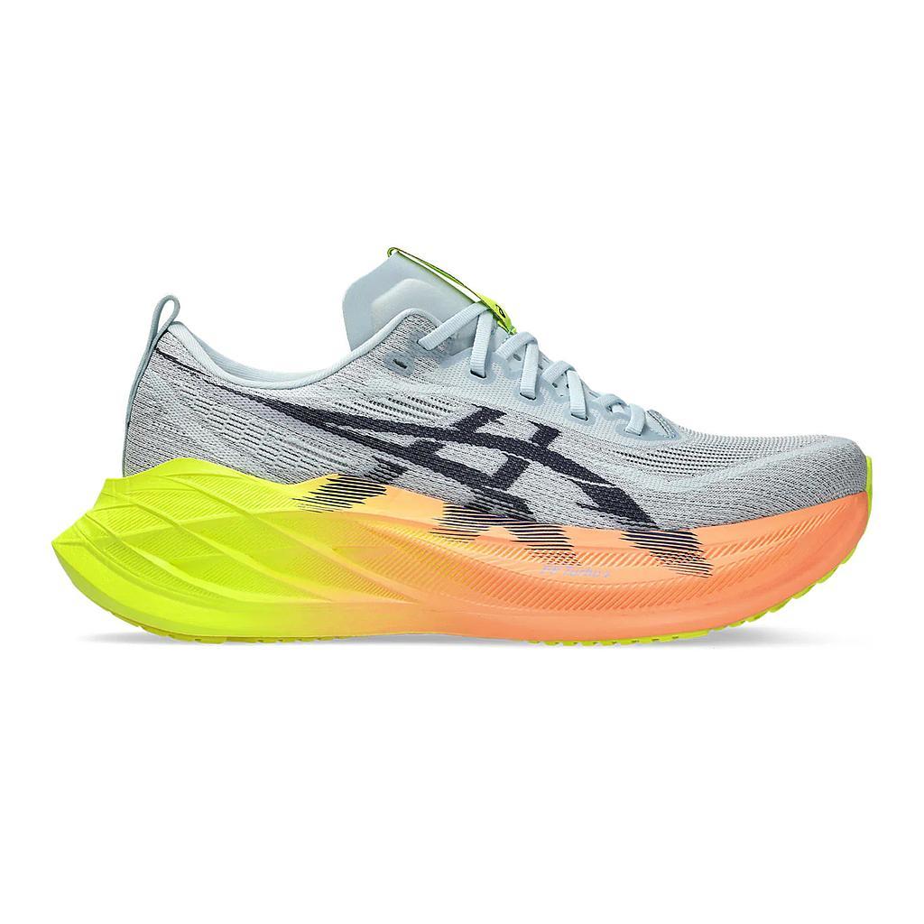 Asics Deportivos Unisex Running Superblast 2 Paris Cool Grey/Safety Yellow