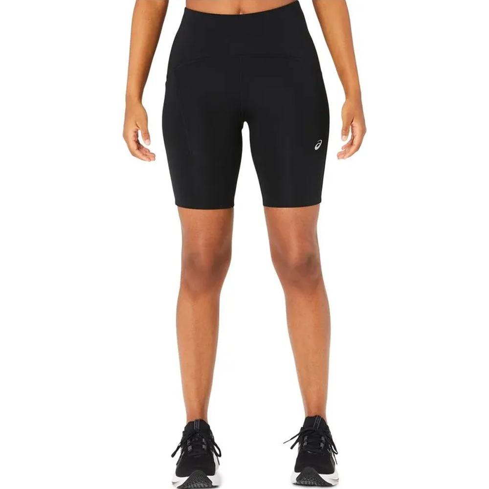 Asics Shorts Femenino Running Road High Waist 8In Sprinter Performance Black
