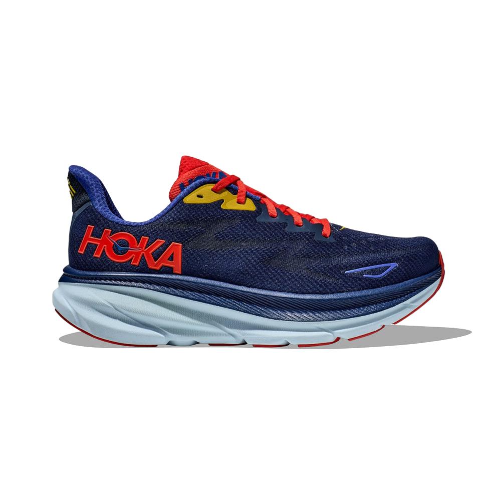 Hoka Running Masculino Clifton 9 Bellwether Blue/Dazzling Blue