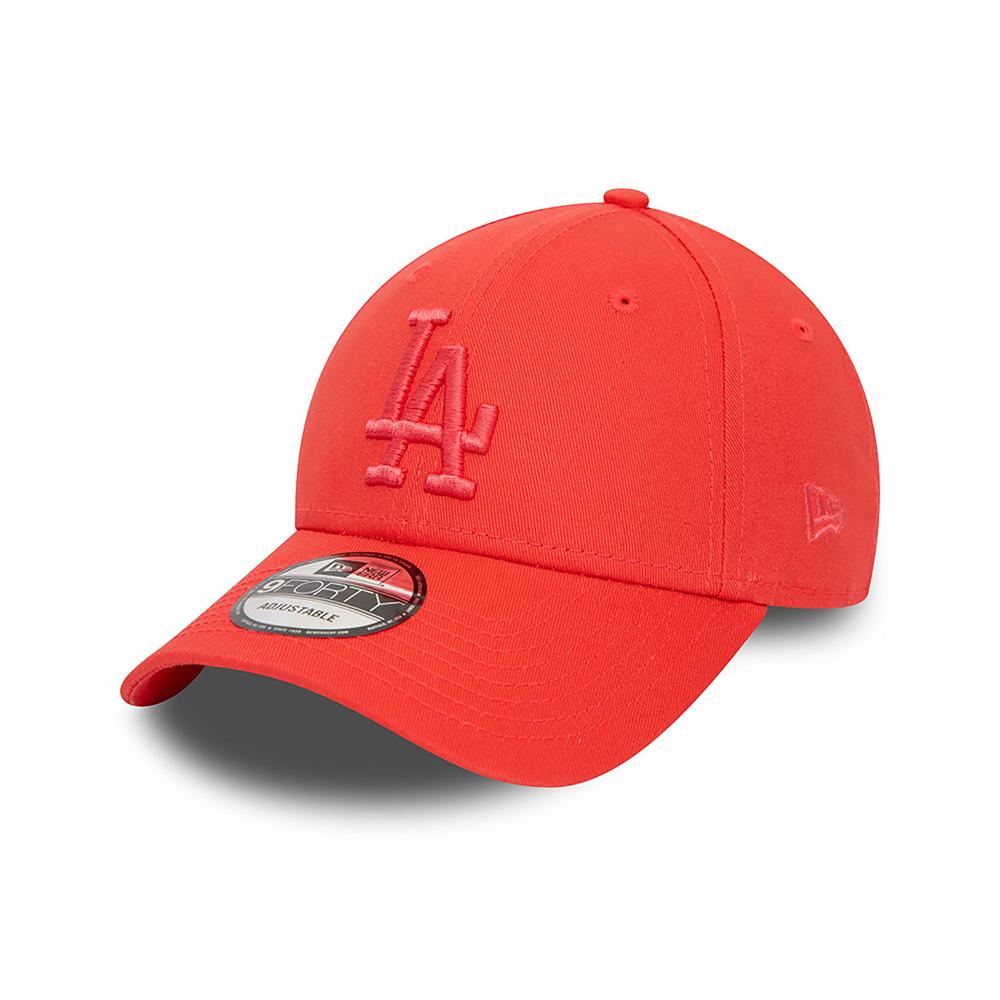 60435208 New Era Gorros MLB 9Forty Los Angeles Dodgers Bright Red/Pink