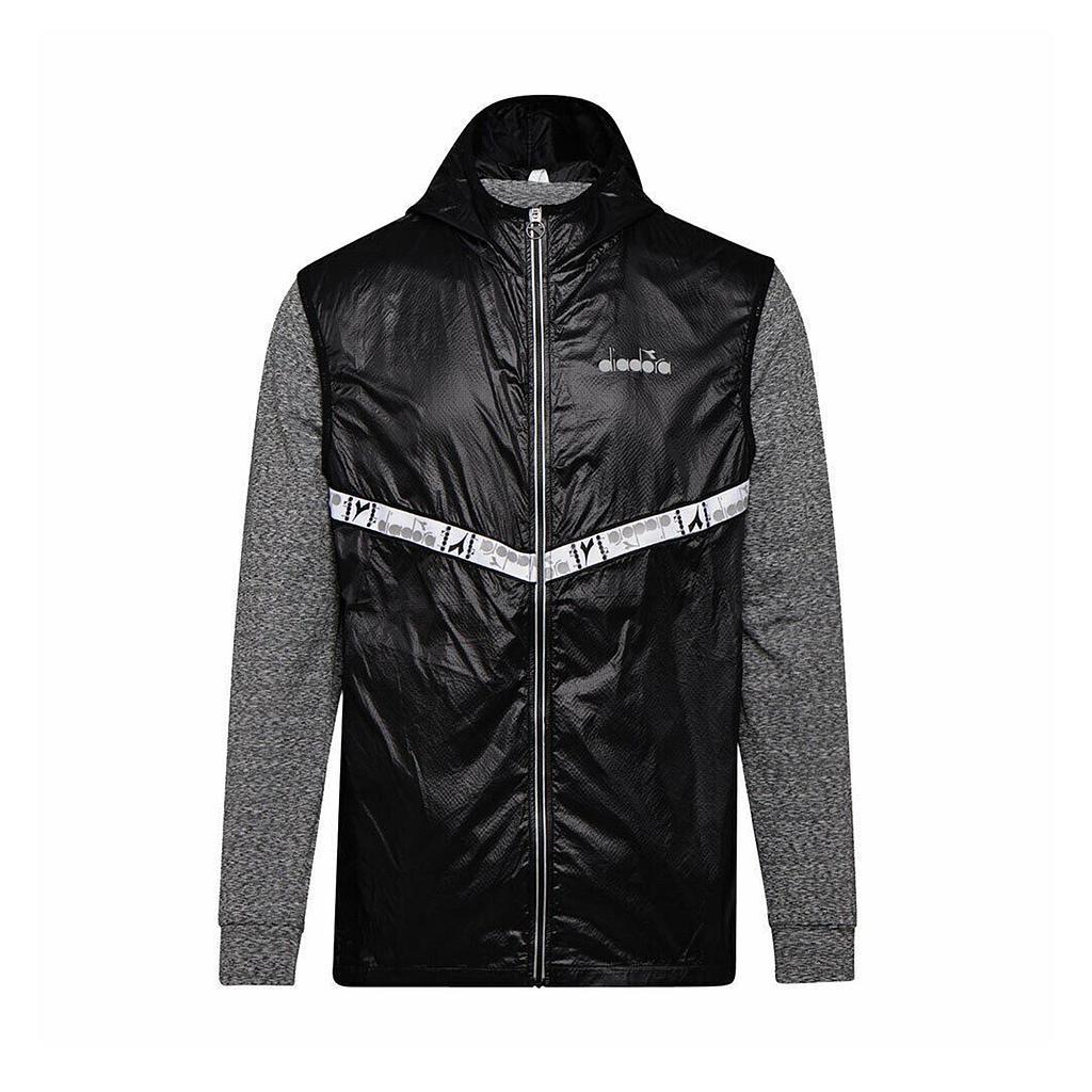 Diadora Camperas Masculino Running Multilayer Ls T Tender Shoots/Black Iris Melan