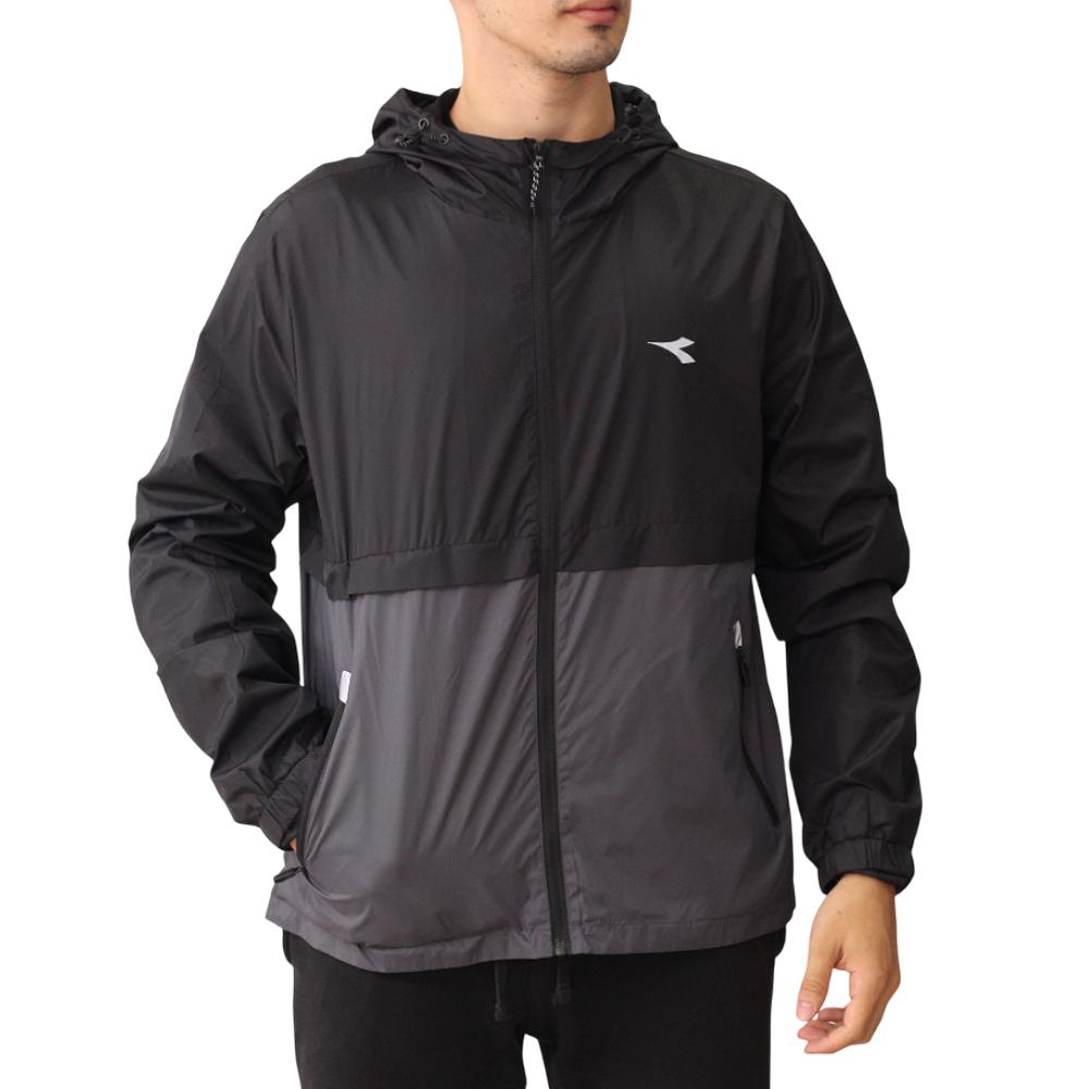Diadora Camperas Masculino Moda Jacket Glint Black/Grey