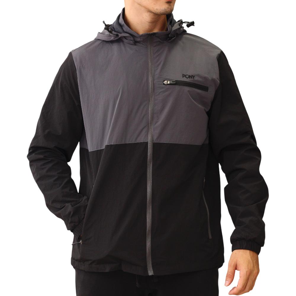 Pony Camperas Masculino Moda Jacket Nordic Grey/Black