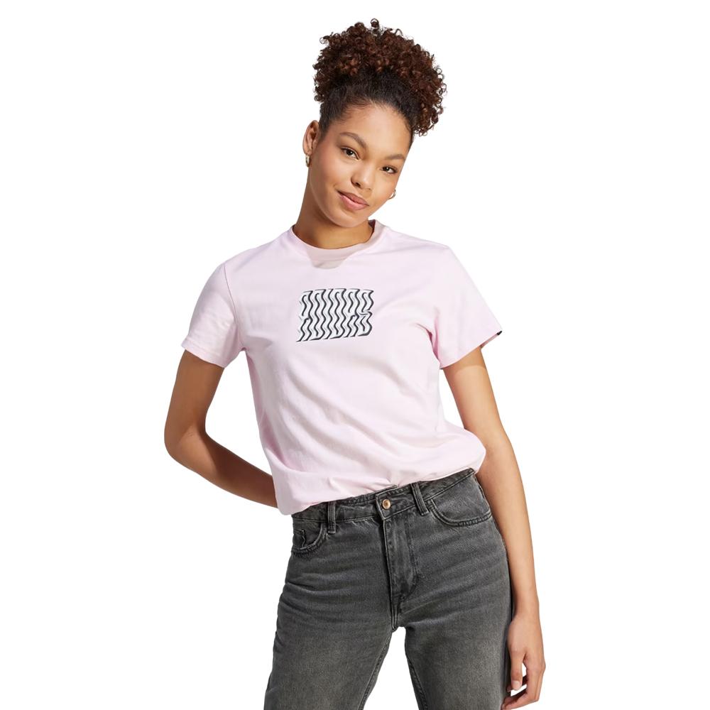 Adidas Remeras Femenino W Vibaop Tee Rosado