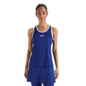 Diadora Tank Femenino L.Core Tank Blue Print