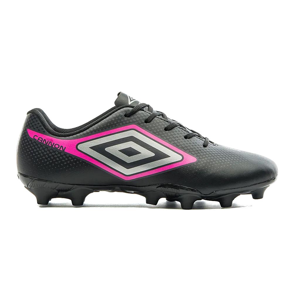 Umbro Campo Masculino Futbol Cannon Negro/Gris/Rosa