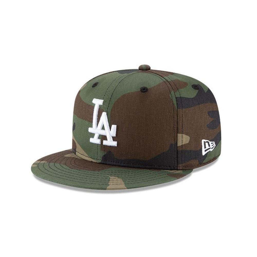 11941925 New Era Gorros MLB 9Fifty Snapback Los Angeles Dodgers Camouflage/Grey/White