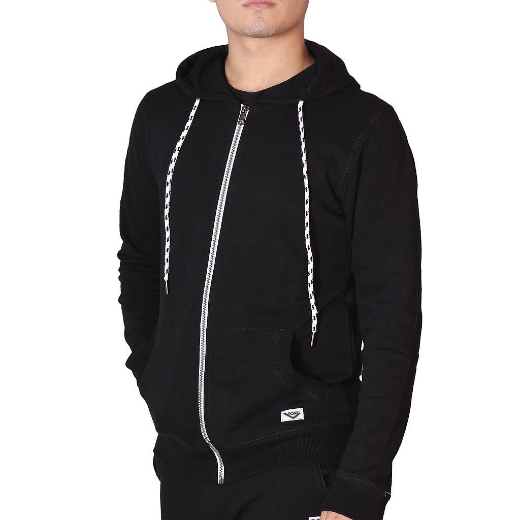 Pony Canguros Masculino Moda Zipper Black