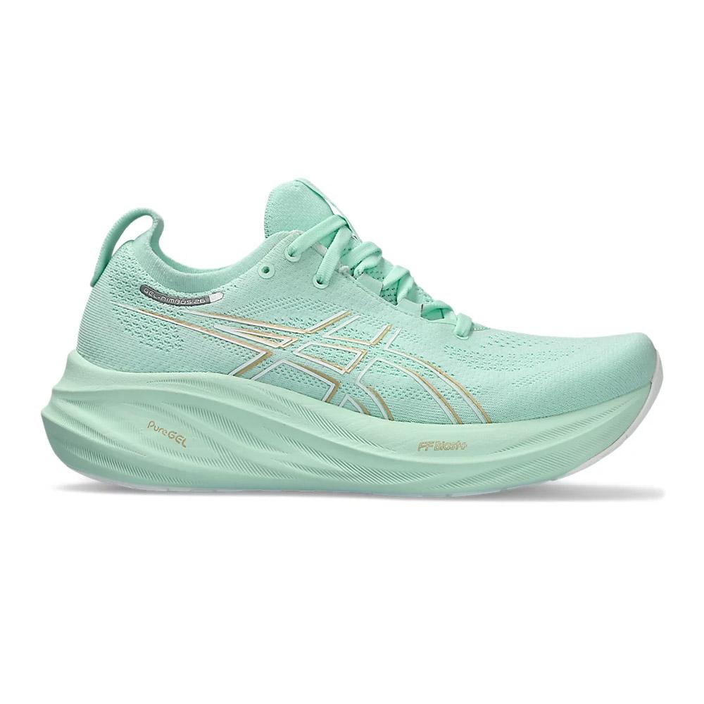 Asics Running Femenino Gel-Nimbus 26 Mint Tint/Pale Mint