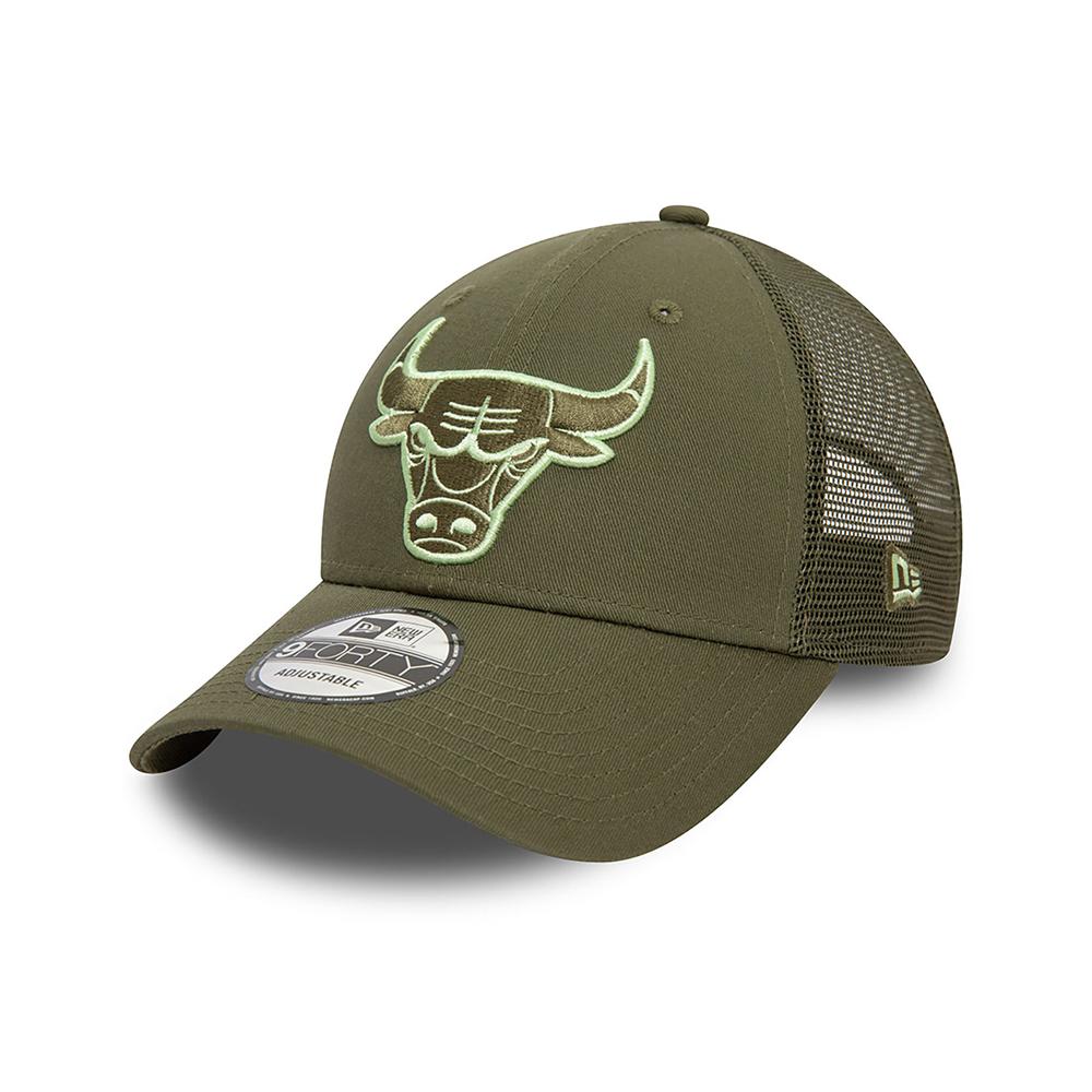 60503605 New Era Gorros NBA 9Forty Chicago Bulls Green Med