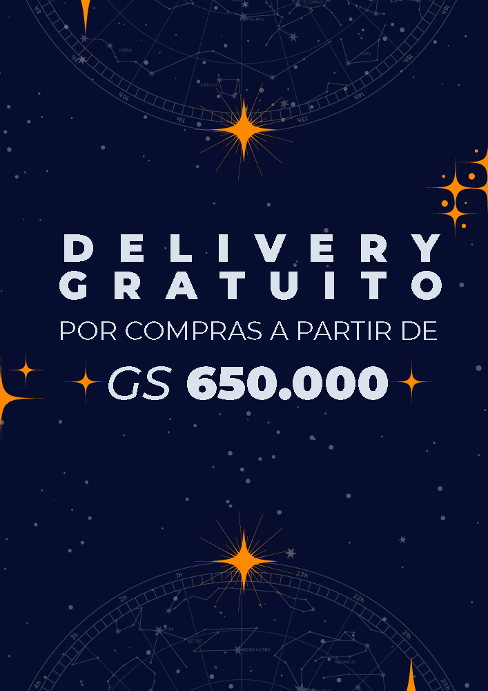 Delivery gratuito para compras desde 650.000