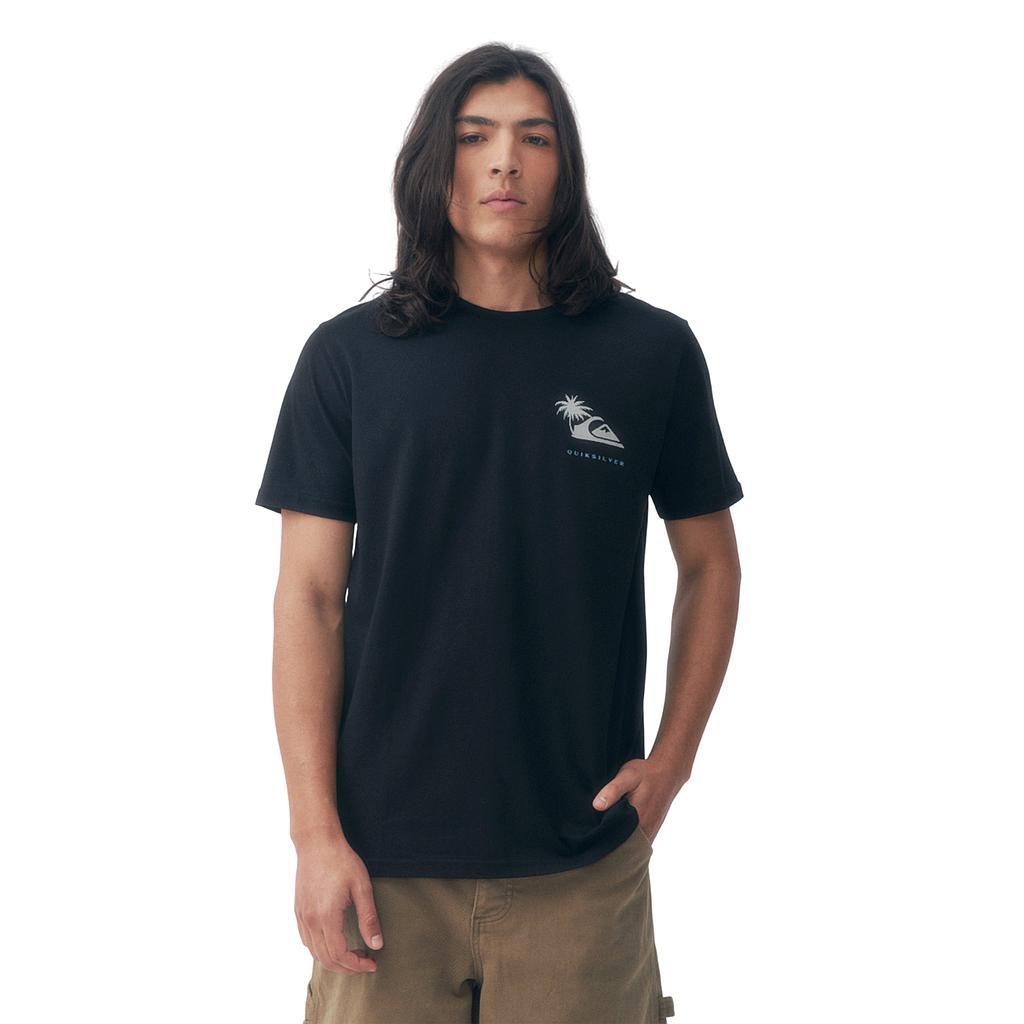 Quiksilver Remeras Masculino Moda Palm Island Black