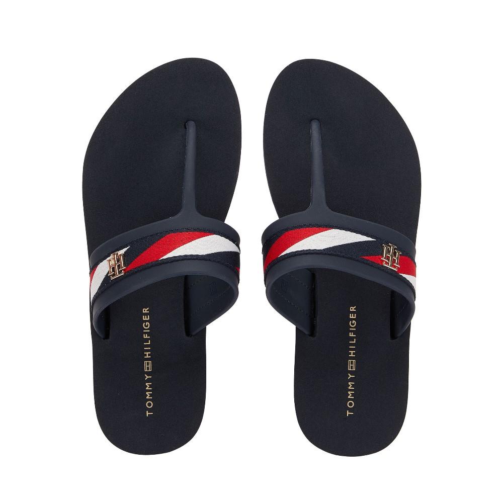 Tommy Hilfiger Zapatillas Femenino T Strap Rwb Beach Sandal Desert Sky