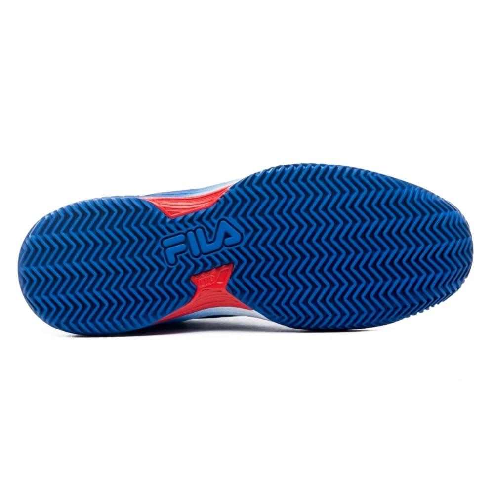 Fila Tenis Masculino Axilus Ace Clay Royal/Blanco/Rojo