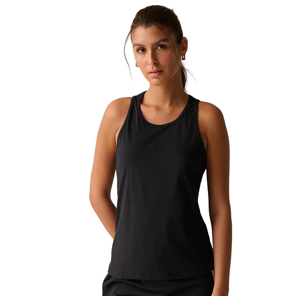 Fila Musculosas Femenino Moda Tank Top Comfort Basic Black