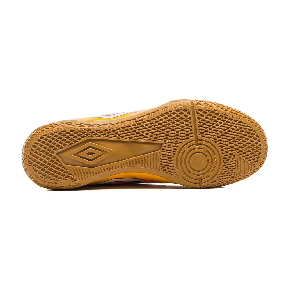 Umbro Futbol Indoor Masculino Prisma Amarillo/Blanco/Naranja Fluor