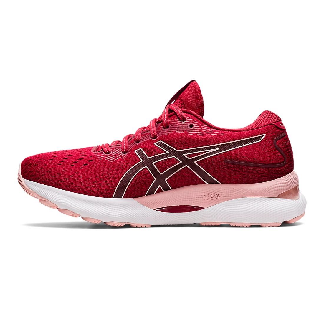 Asics Running Femenino Gel-Nimbus 24 Cranberry/Frosted Rose