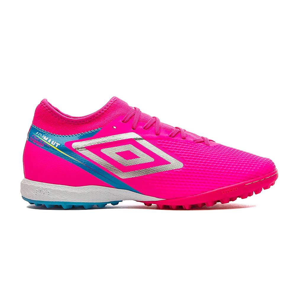 Umbro Society Unisex Futbol Adaman Top Speed Premier Pink Glo/Mailbu Blue/Grey