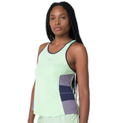 Fila Camisillas Femenino Running Block Green Flour Light