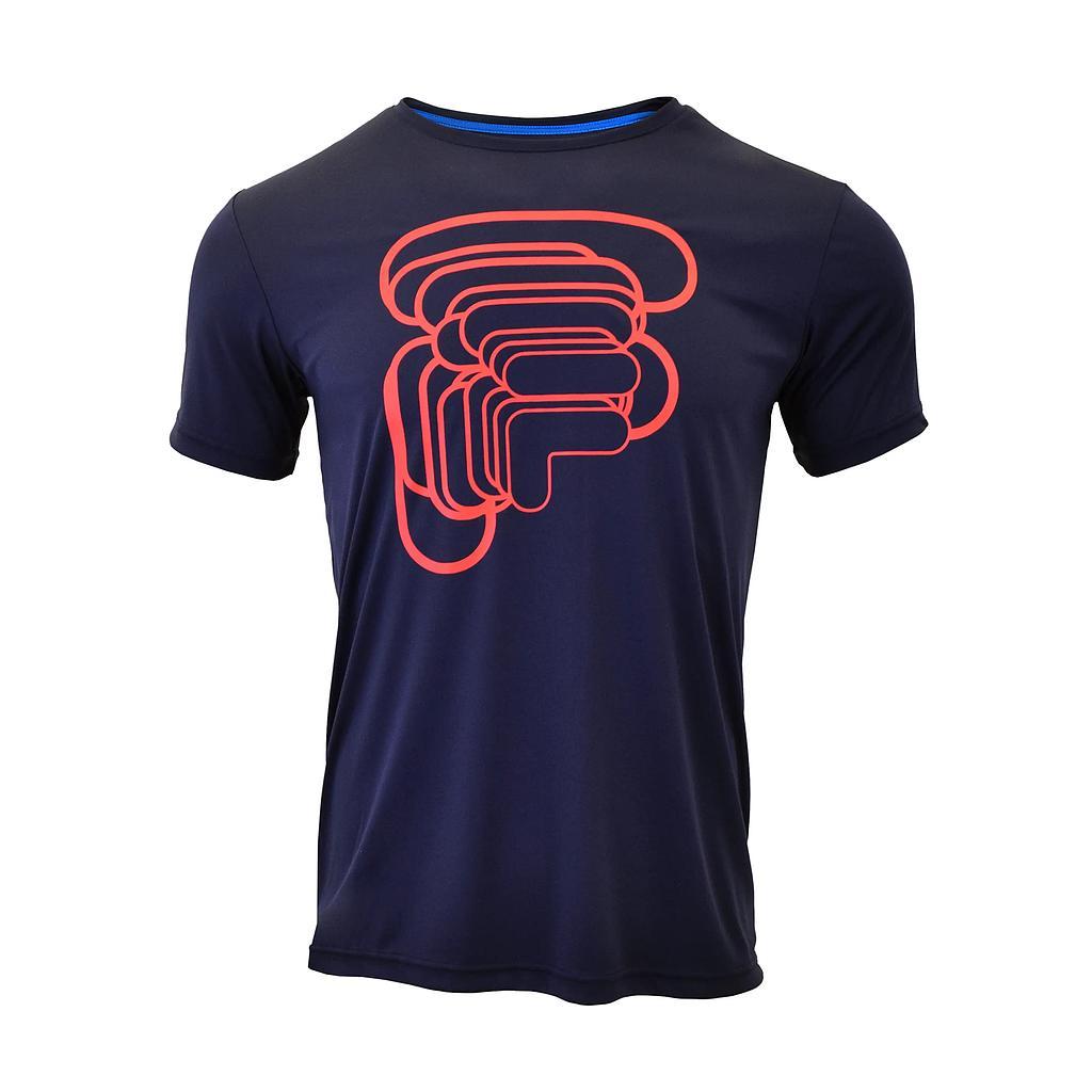 Fila Remeras Masculino Training T22134 Fila Navy/Fila Red