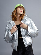 Campera Femenino  Lola Plateado