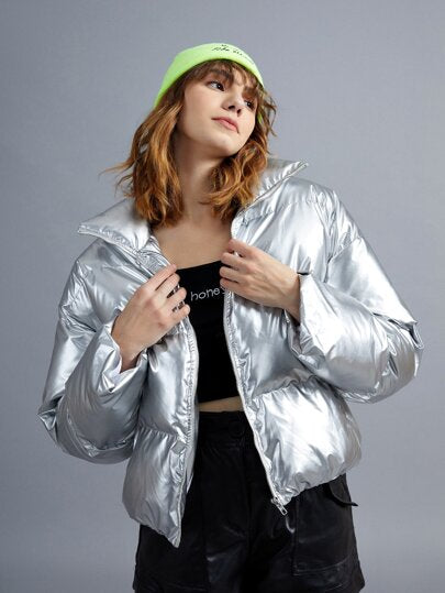 Campera Femenino  Lola Plateado