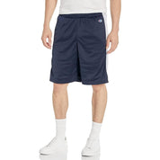 Champion Short Masculino 10-Inch Mesh Basketball Short Navy/White