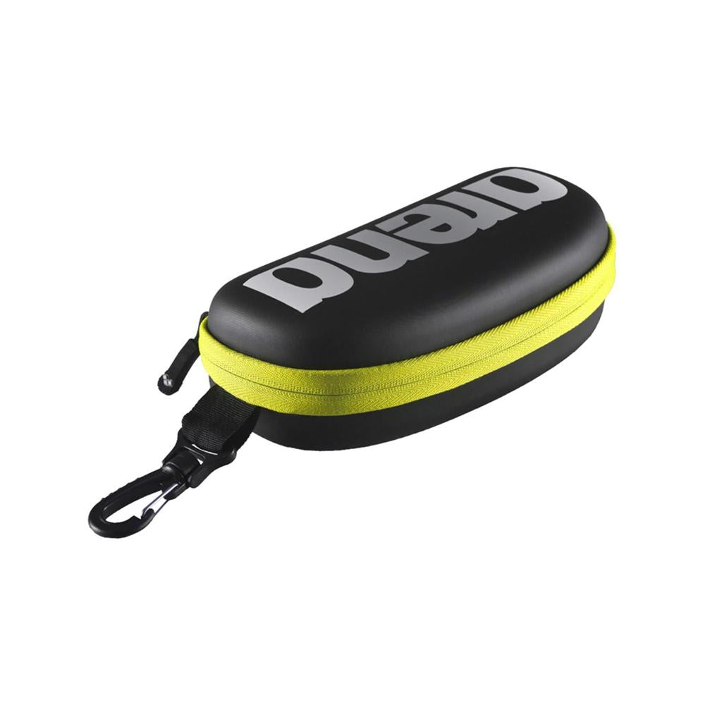 Arena Lentes Natacion Unisex Goggle Case Black Silver Fluo Yellow