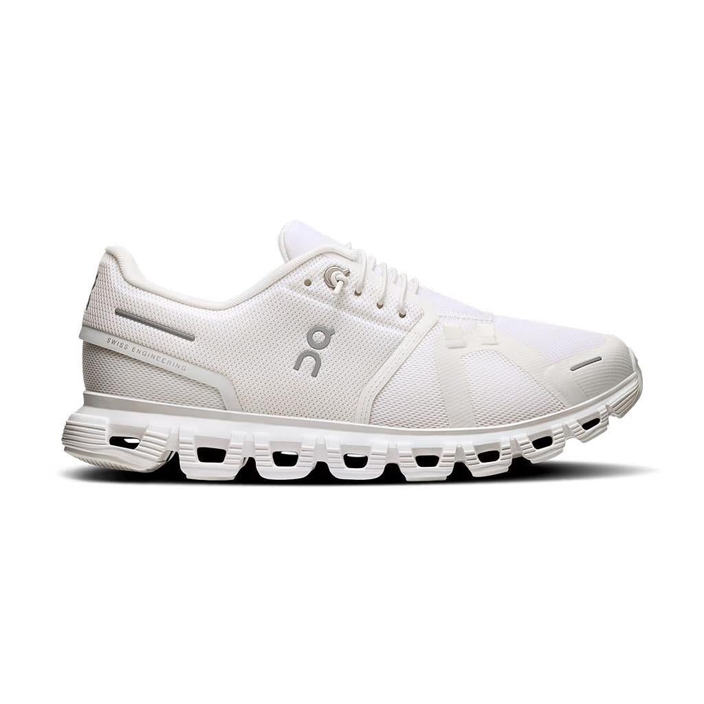 On Deportivos Femenino Running Cloud 6 White/White