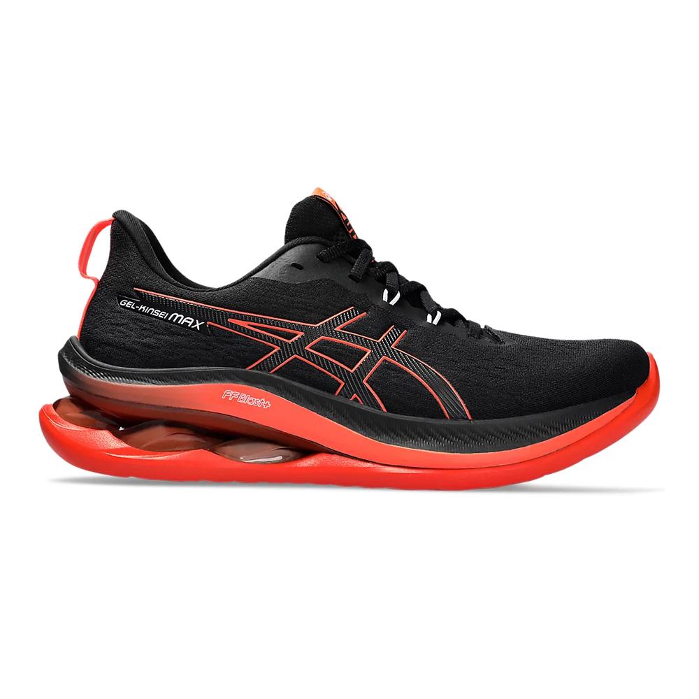 Asics Running Masculino Gel Kinsei Max Black/Sunrise Red