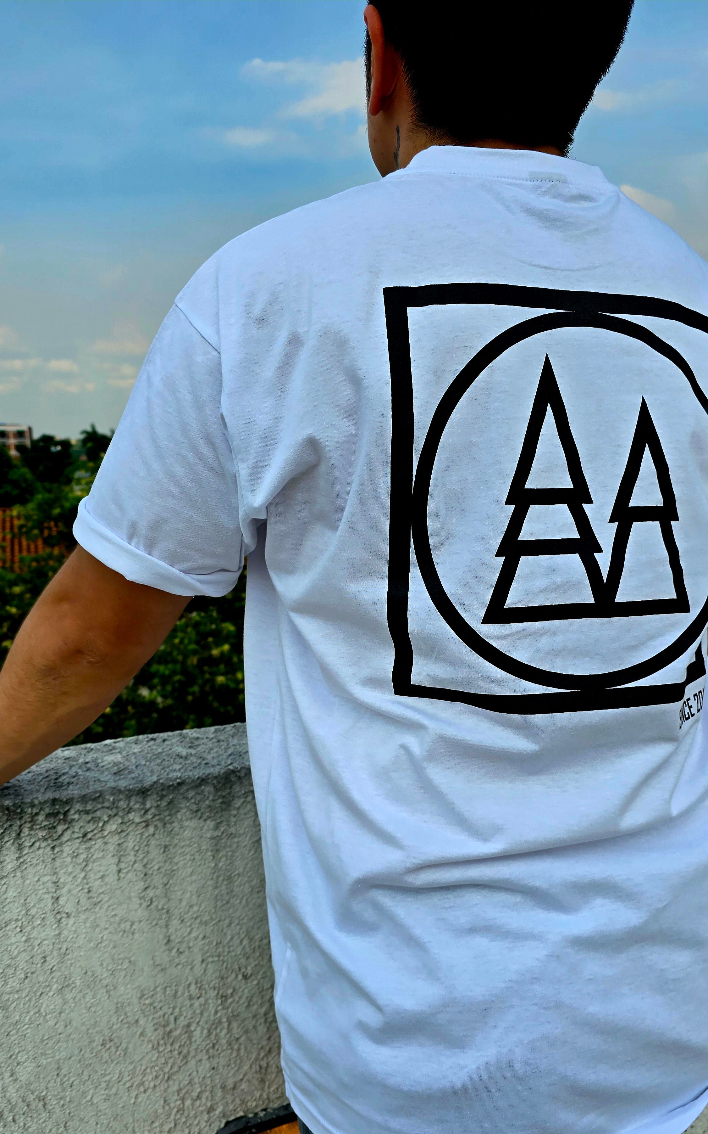 Remera Masculino Pindu Basica Oversized Blanco