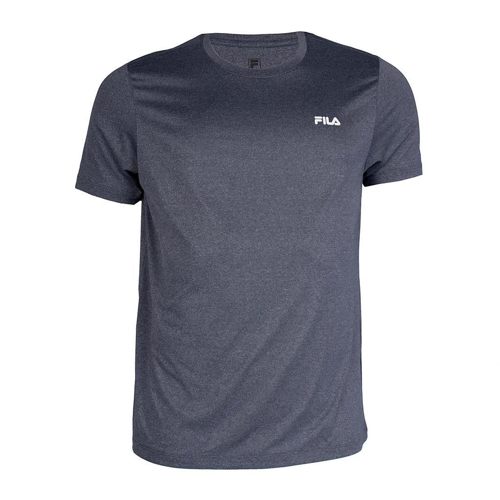 Fila Remeras Masculino Training Sport Melange Lux Nautical Marine