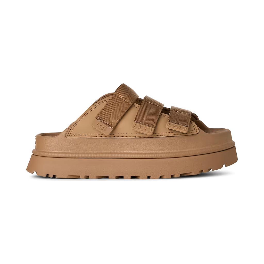 UGG Sandalias Femenino Moda GoldenGlow Slide Dark Sand