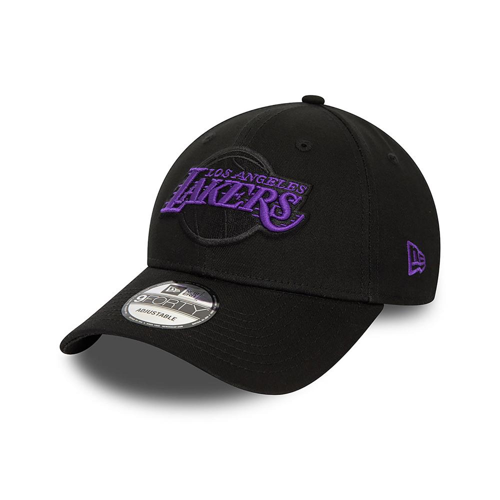 60435127 New Era Gorros NBA 9Forty Los Angeles Lakers Black/Lilac/White