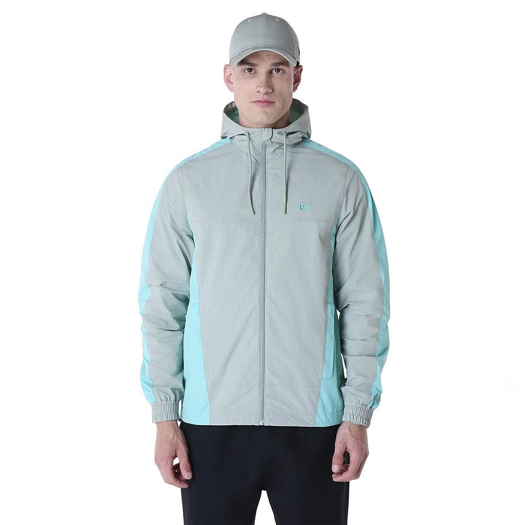 New Era Camperas Masculino Colour Block Windbreaker Pastel Green