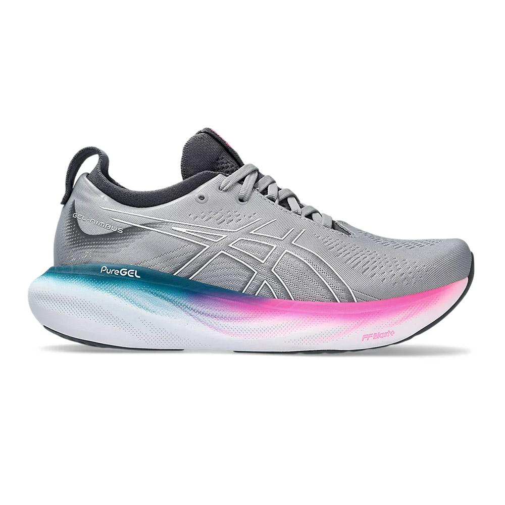 Asics Running Femenino Gel-Nimbus 25 Sheet Rock/White