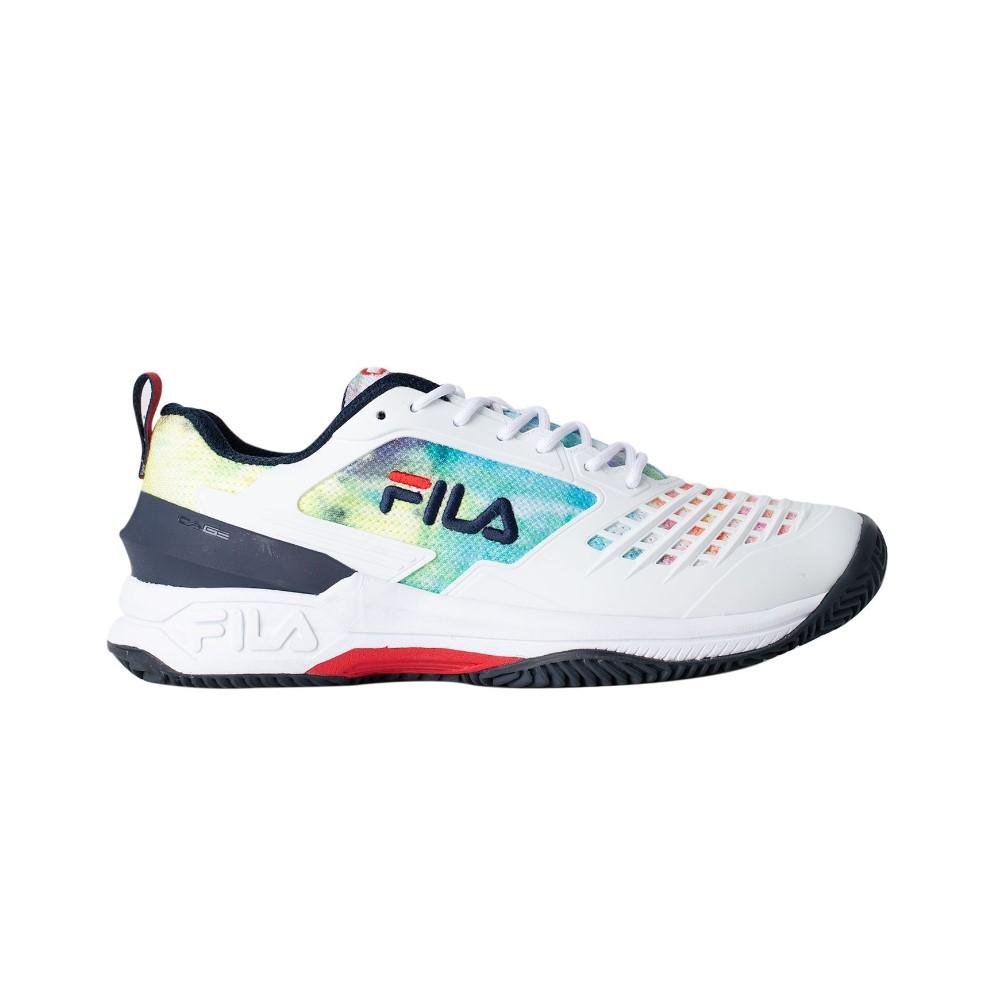 Fila Tenis Masculino Axilus Ace Clay Multi Color/Navy/Red