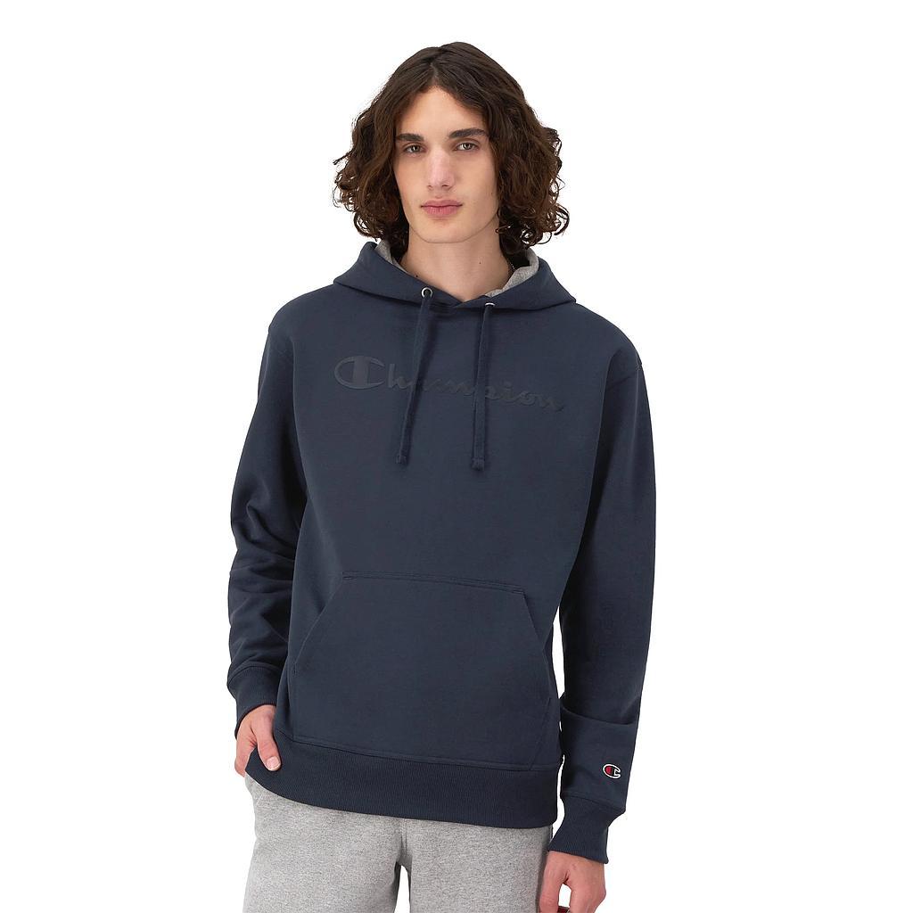 Champion Canguros Masculino Moda Powerblend Graphic Hoodie Navy